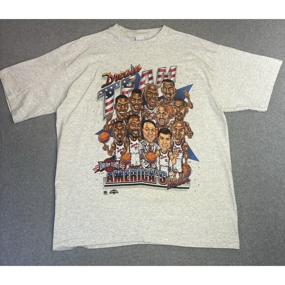 Salem Other - Dream Team Men’s XL Salem Tee USA Olympic Basketball Vintage Graphic 90s